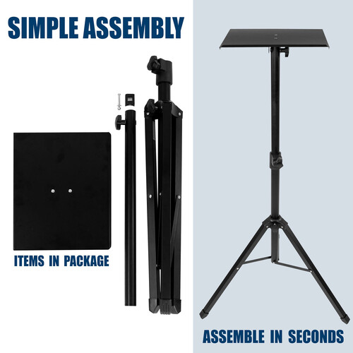 100 Screen Size in. Tripod Projector Stand