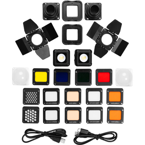 Lume Cube 2.0 Professional 22-Piece LED Lighting Kit LC-V2PROLK