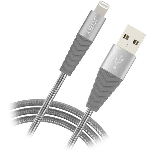 Joby 9.8' High Speed MFi Certified Charge and Sync Lightning Cable, XL