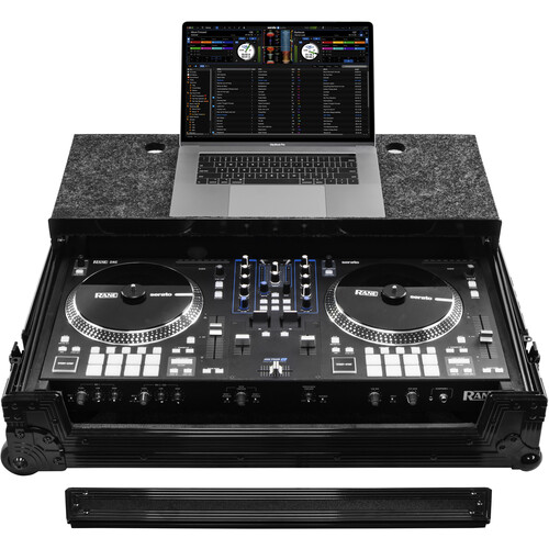 Odyssey Black Label Glide-Style Case for RANE ONE with Wheels (All Black)