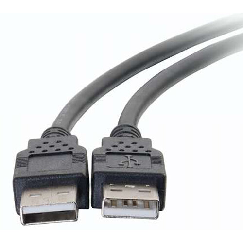 C2G 28105 1m USB 2.0 A Male to A Male Cable - Black (3.2ft)