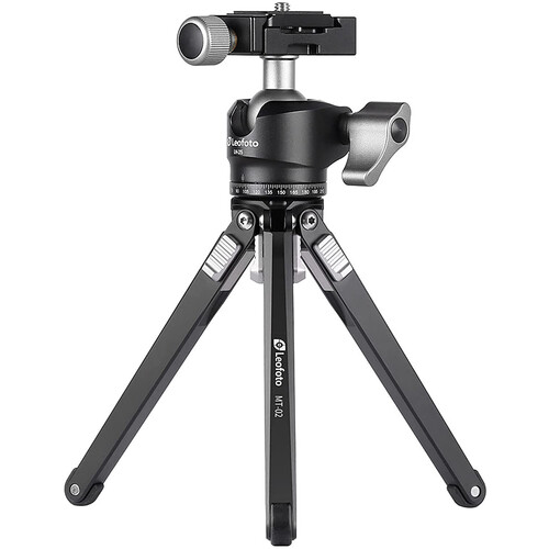 Leofoto MT-02 Mini Table Tripod with LH-25 Arca-Type MT-02+LH-25