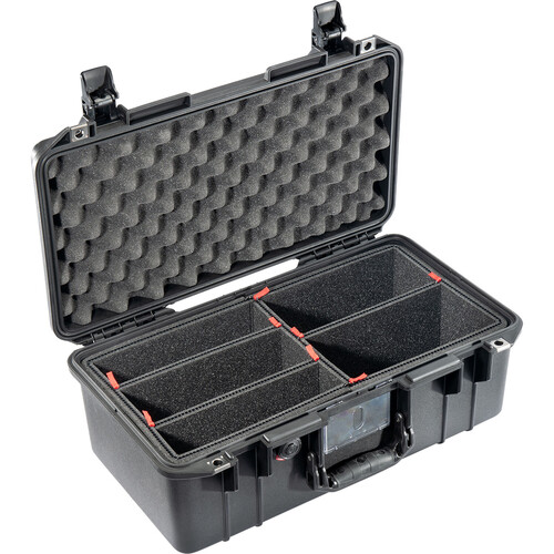 Pelican 1506 AirTP Hard Case with TrekPak Insert (Black)