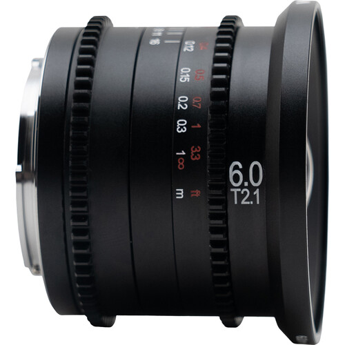 Venus Optics Laowa Zero-D Cine 6mm T2.1 Lens (MFT, Feet/Meters)