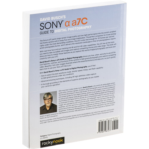 David D. Busch Sony Alpha a7C Guide to Digital 9781681987477 B&H