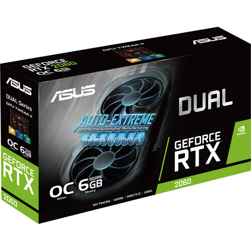 ASUS Dual GeForce RTX 2060 EVO OC Editi DUAL-RTX2060-O6G-EVO B&H