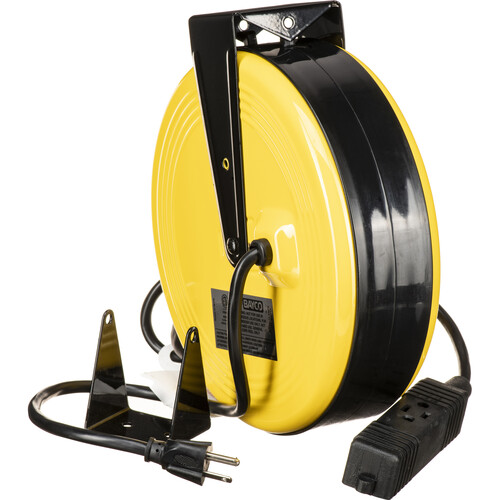 Bayco Products Retractable AC Extension Cord Reel SL-800 B&H
