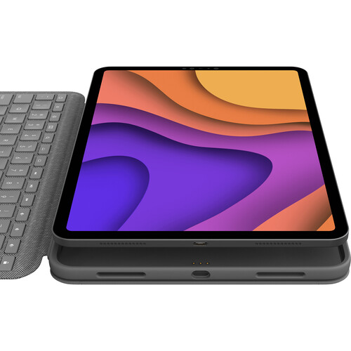 Logitech Folio Touch Keyboard and Trackpad Cover for iPad Air 4th & 5th Gen  (Oxford Grey)