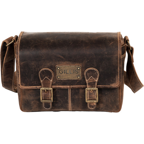 GILLIS LONDON Mini Leather Camera Bag (Brown) 7758 BRN B&H Photo