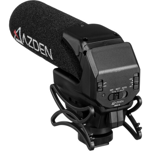 Azden SMX-15 Powered Shotgun Video Microphone SMX-15 B&H Photo