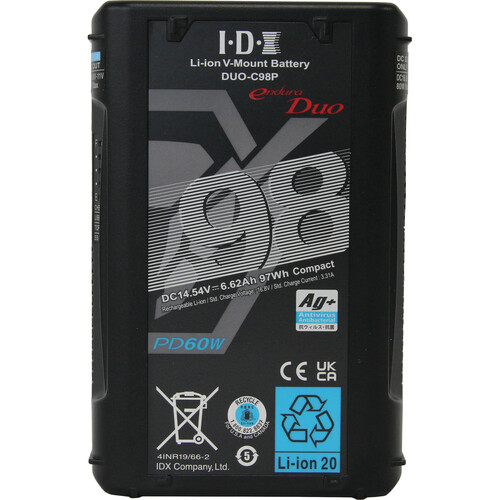 IDX System Technology DUO-C98P 97Wh High-Load Li-Ion V-Mount Battery