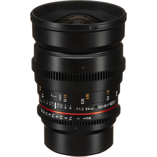 Rokinon 24mm T1.5 Cine DS Lens for Micro Four Thirds Mount