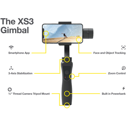 meest motor roekeloos Kaiser Baas XS3 3-Axis Handheld Smartphone Gimbal XS3 B&H Photo