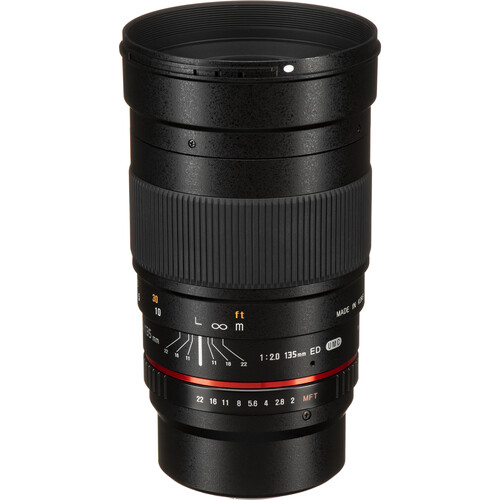 Rokinon 135mm f/2.0 ED UMC Lens for Micro Four Thirds 135M-MFT