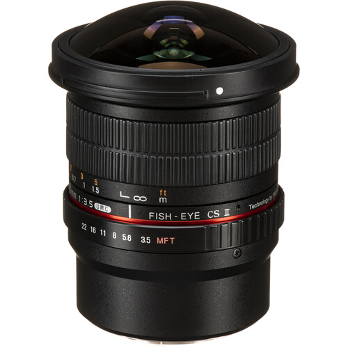 Rokinon 8mm f/3.5 UMC Fisheye CS II Lens for Micro Four HD8M-MFT