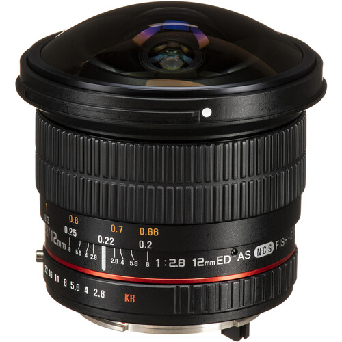 Rokinon 12mm f/2.8 ED AS IF NCS UMC Fisheye Lens for Pentax