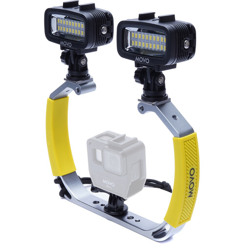 gopro underwater mount with light