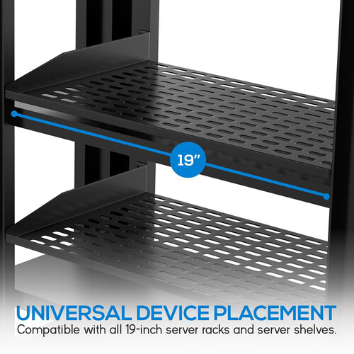 1U Universal Rack Shelf - Pulse