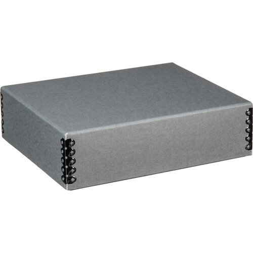 Lineco 8x10 Black 3 Deep Museum Storage Box Drop Front Design 8.5x10.5x3  In