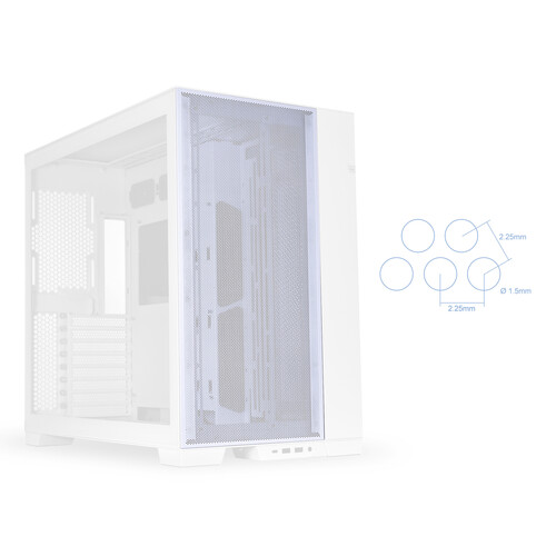 Lian Li O11 Dynamic EVO Mid-Tower Case (White) O11DEW B&H Photo