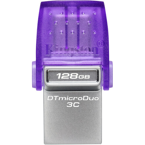 Clé USB 3.2 Gen 1 Type-A / Type-C microDuo 3C - 128 Go - Kingston