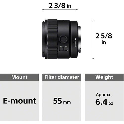 Sony E 11mm f/1.8 Lens SEL11F18 B&H Photo Video