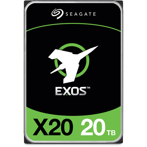 Seagate 20TB Exos X20 7200 rpm SATA III 6 Gb/s 3.5