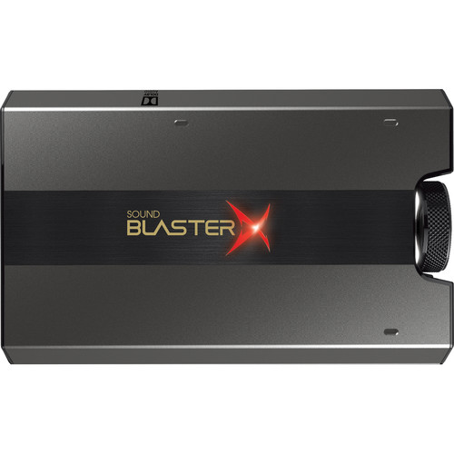 Creative Labs Sound BlasterX G6 7.1-Channel HD Gaming DAC and External USB  Sound Card