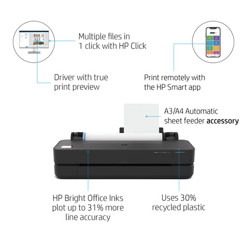 HP DesignJet Large Format Wireless Plotter
