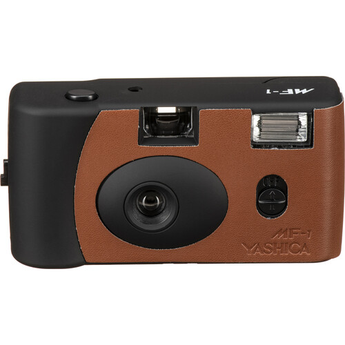 Yashica MF-1 35mm Film Camera (Black & Brown) YAS-SACMF 1 