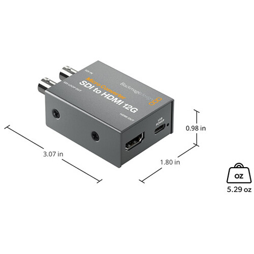 Design Micro Converter SDI to HDMI 12G CONVCMIC/SH12G