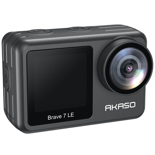 AKASO Action Camera Brave 7 LE 20MP 4K30FPS Sport Action Camera Touch  Screen 131 Feet Underwater Camera with 2x1350mAh Batteries
