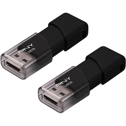 PNY 128GB Turbo Attache 3 USB 2.0 Flash Drive P-FD128X2ATT03-MP