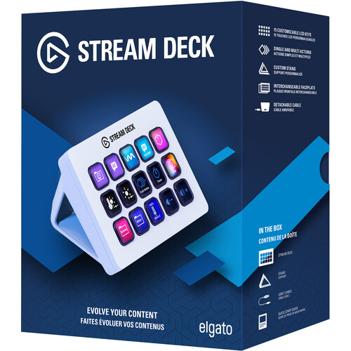 Elgato Stream Deck MK2 (White) 10GBA9911 B&H Photo Video