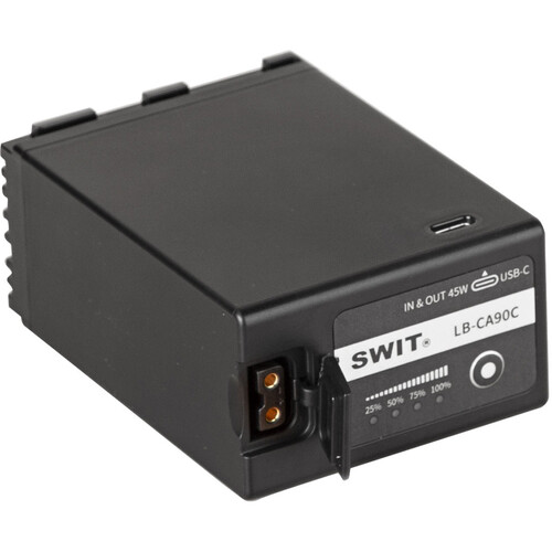 SWIT 90Wh/14.4V Canon BP-A Series Battery with D-Tap and USB Type-C I/O