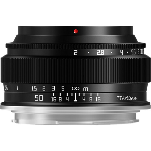 TTArtisan 50mm f/2 Lens for Leica L (Black) F5020-B-L B&H Photo