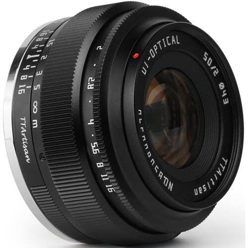 TTArtisan 50mm f/2 Lens for Canon RF (Black) F5020-B-RF B&H