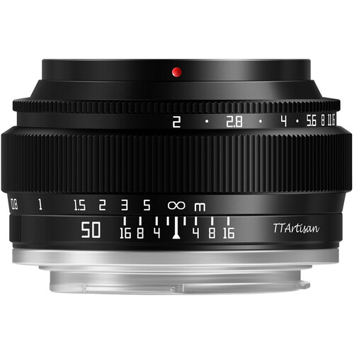 TTArtisan 50mm f/2 Lens for FUJIFILM X (Black) F5020-B-X B&H