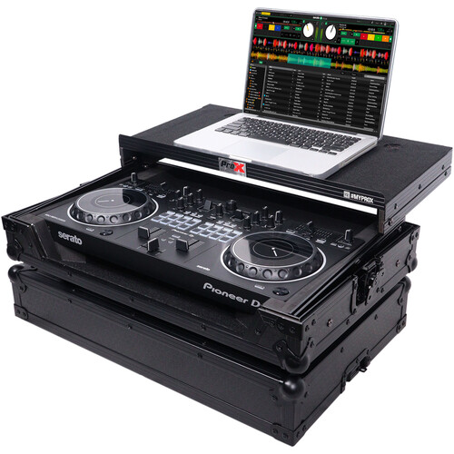 ProX ATA Flight Case for Pioneer DDJ-REV1 DJ Controller with Laptop Shelf  (Black)