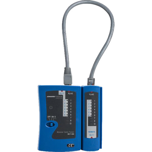 Jonard Tools MCT-468 Modular Cable Tester for RJ11, RJ12