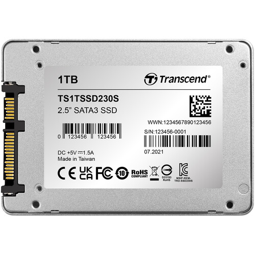 Transcend SSD225S 1 To - Disque SSD interne 2.5 SATA III - Disque SSD -  Transcend