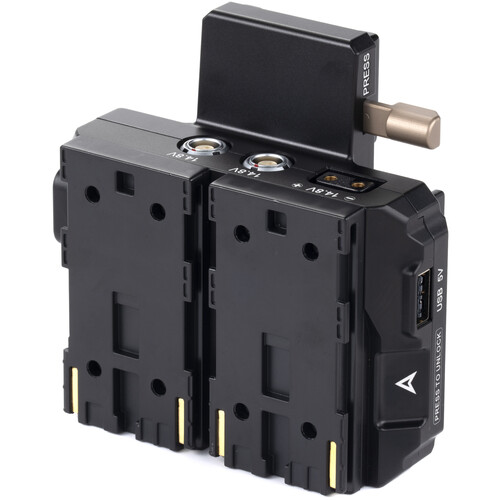 Tilta Dual Canon BP to V-Mount Adapter Battery Plate for RED KOMODO  (Vertical, Black)