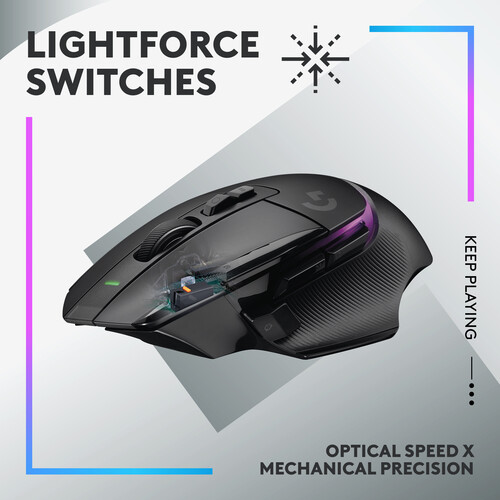 Logitech G502 Lightspeed Wireless Optical Gaming Mouse with RGB