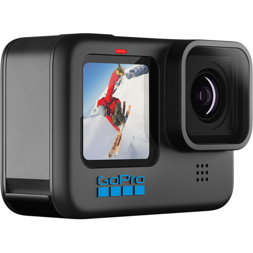  GoPro HERO10 Black- E-Commerce Packaging - Waterproof Action  Camera with Front LCD & Touch Rear Screens, 5.3K60 Ultra HD Video :  Electronics