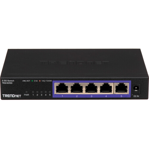 TRENDnet TEG-S350 5-Port 2.5G Unmanaged Network Switch TEG-S350