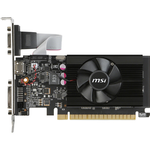 MSI GeForce GT 710 Low Profile Graphics Card G7102D3P B&H Photo