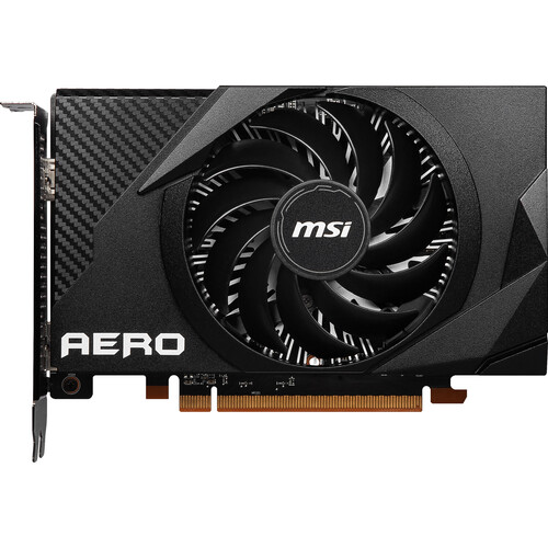 MSI Radeon RX 6400 AERO ITX 4G Graphics Card R6400AITX4 B H