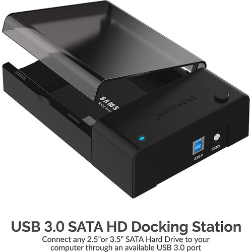 Sabrent 2.5/3.5 SATA HDD/SSD to USB 3.0 Docking Station EC-DFLT