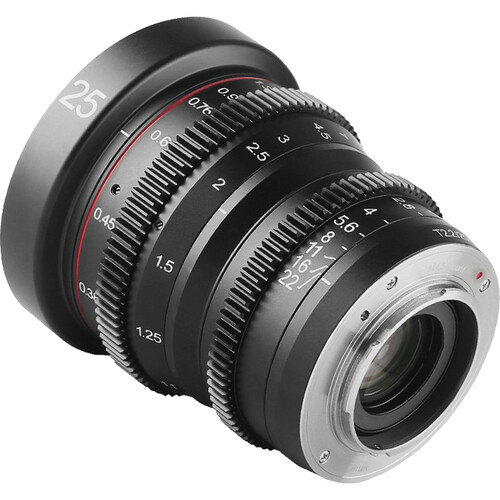 Meike 25mm T2.2 Manual Focus Cinema Prime Lens (Canon RF)