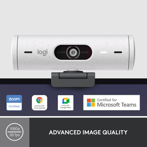 Logitech Brio 500 Webcam 4 MP 1920 x 1080 Pixels USB-C Graphite, W128163427  (1080 Pixels USB-C Graphite)